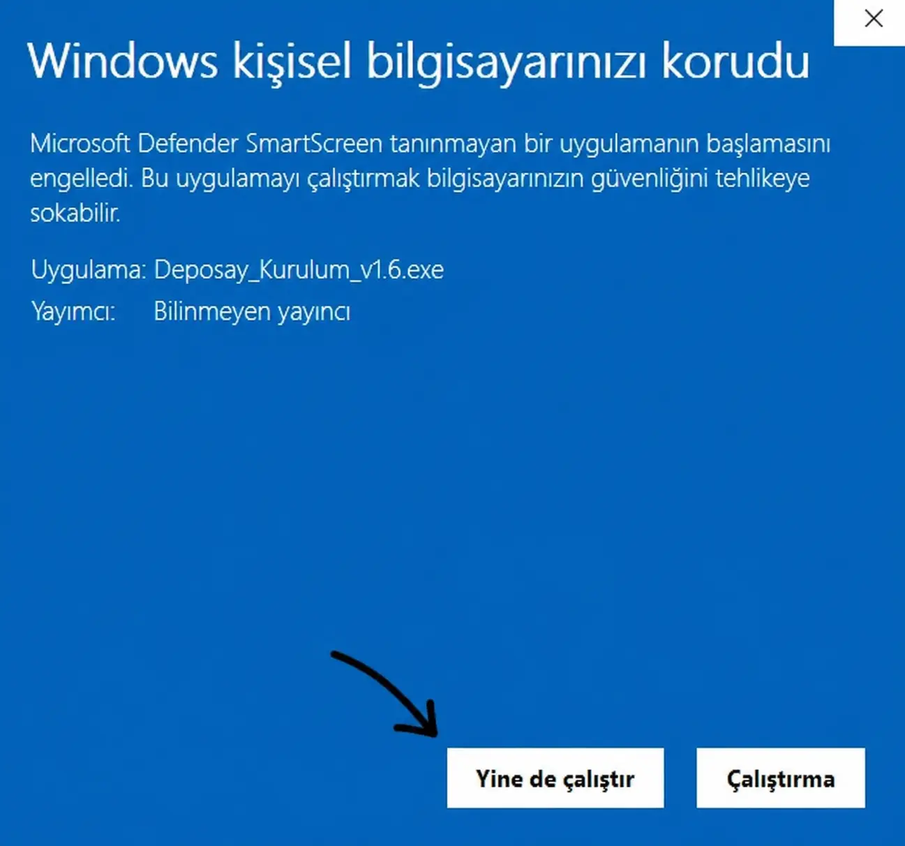 Windows (PC) Kurulum Adım 1
